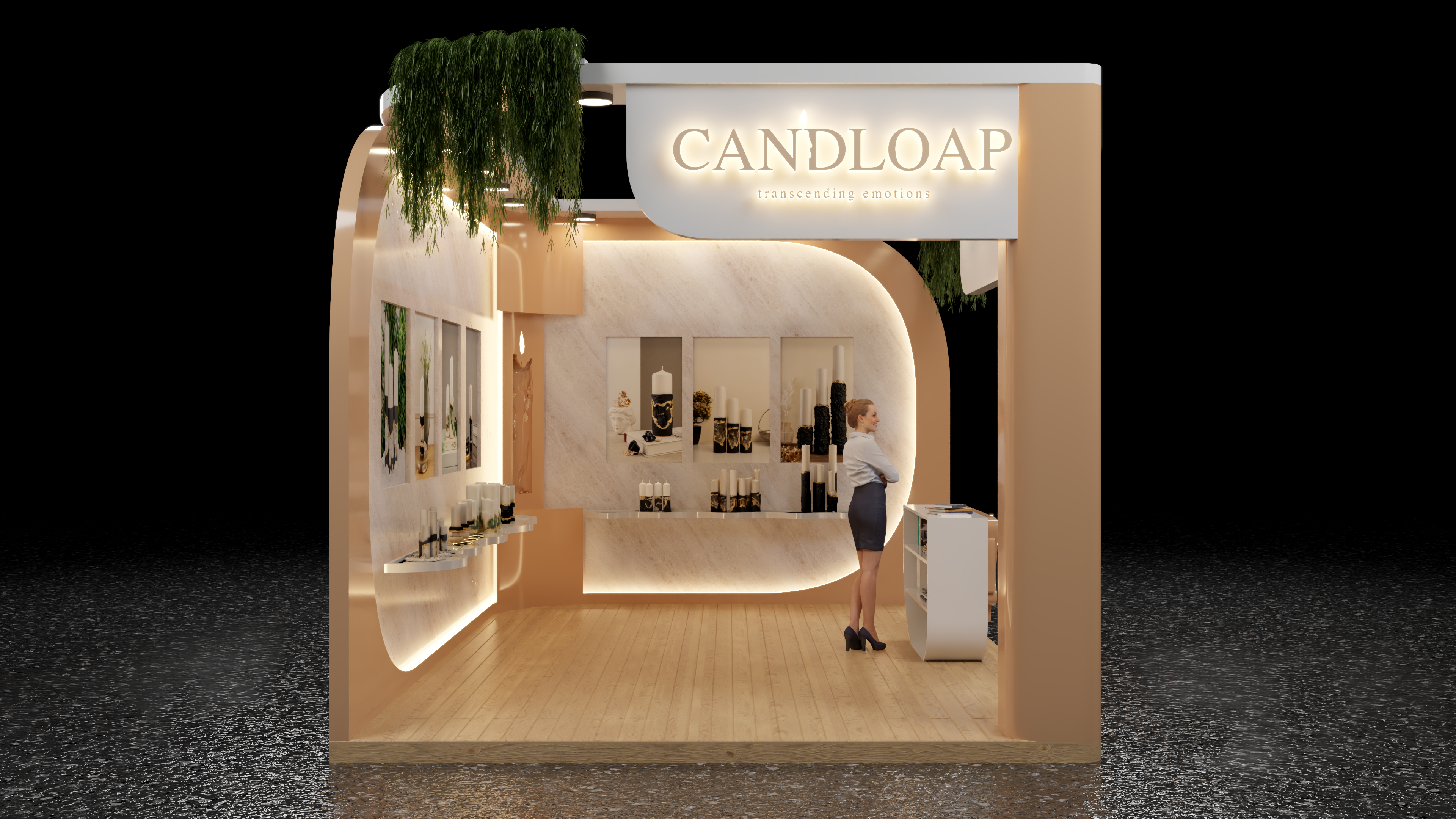 蜡烛摊位设计（TDS 博览会）丨Mustafa Raslan-8