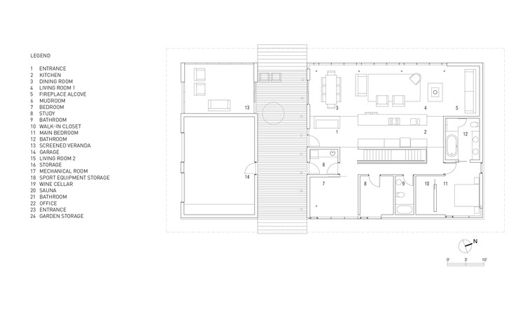 爱尔兰 Mews 房子的空间重构与材料表达-40