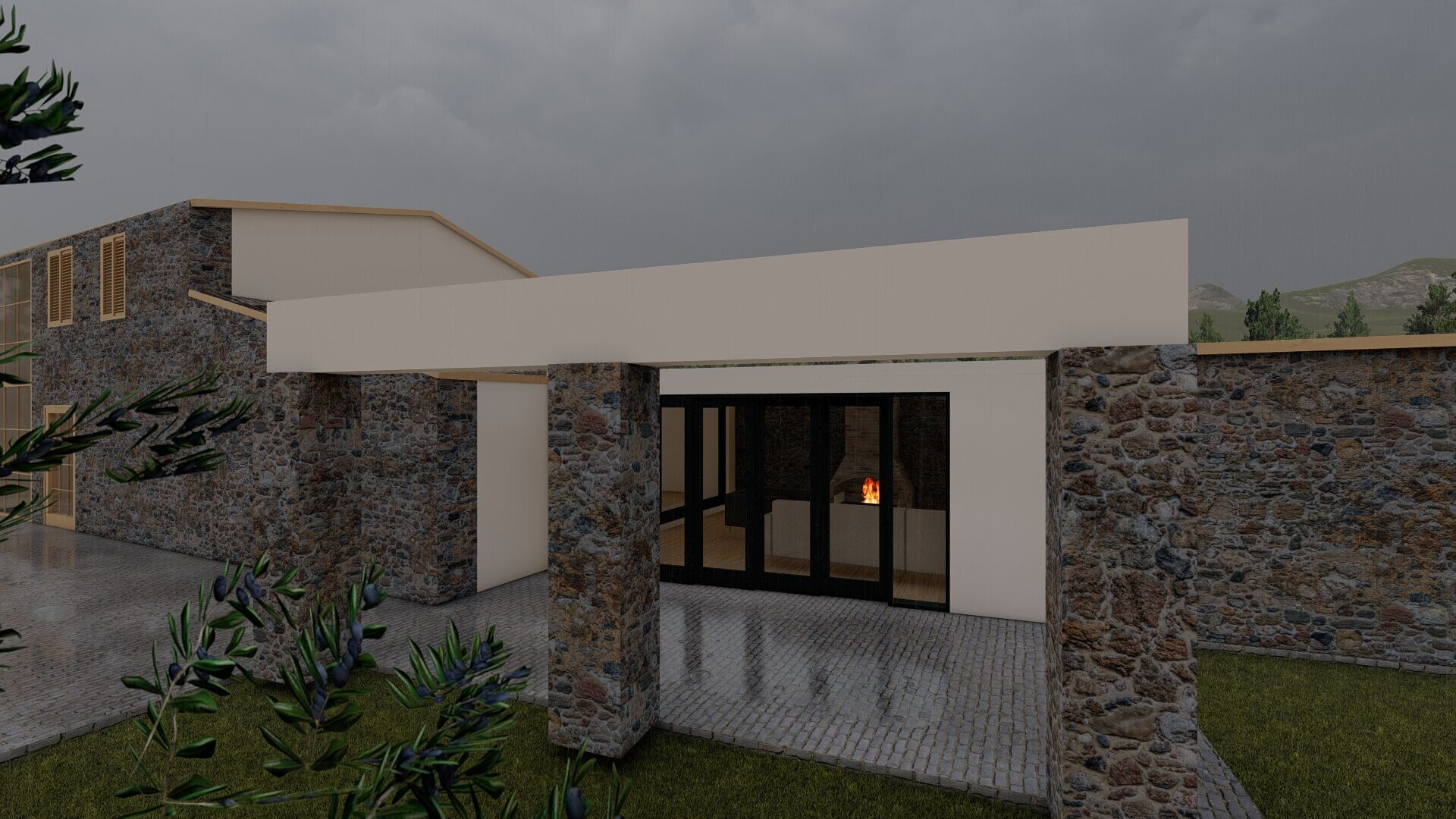 Gli Olivi 现代农场住宅设计丨意大利奥里斯塔诺丨TCNTaller César Núñez-7