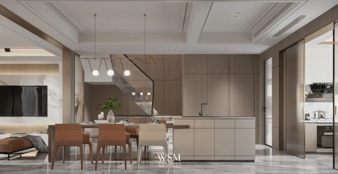 浙江金华 500㎡别墅私宅设计 | 简约轻奢，生活与自然的完美融合-26