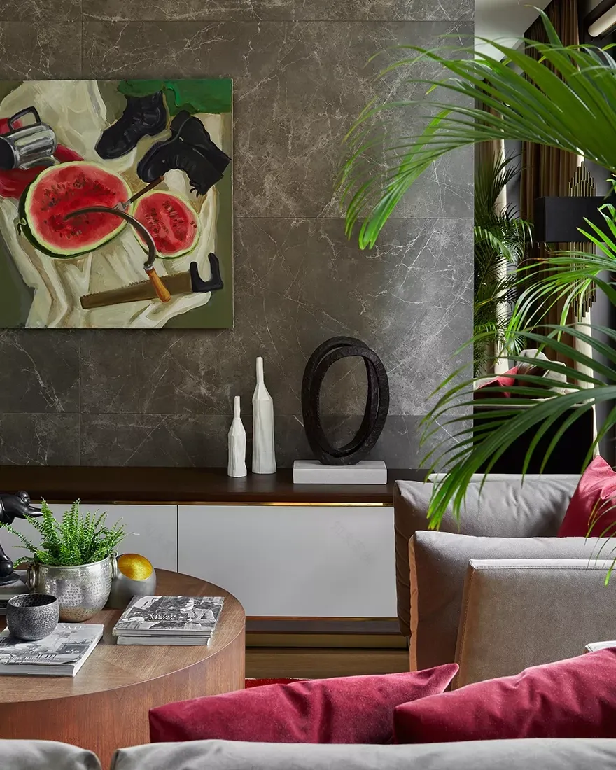 莫斯科“Зиларт”小区100平家庭公寓设计丨俄罗斯莫斯科丨Евгения Млынчик-17