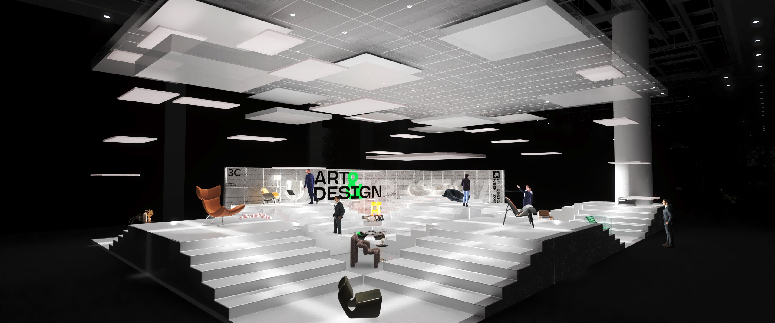 阿里USEE比稿展位设计-1