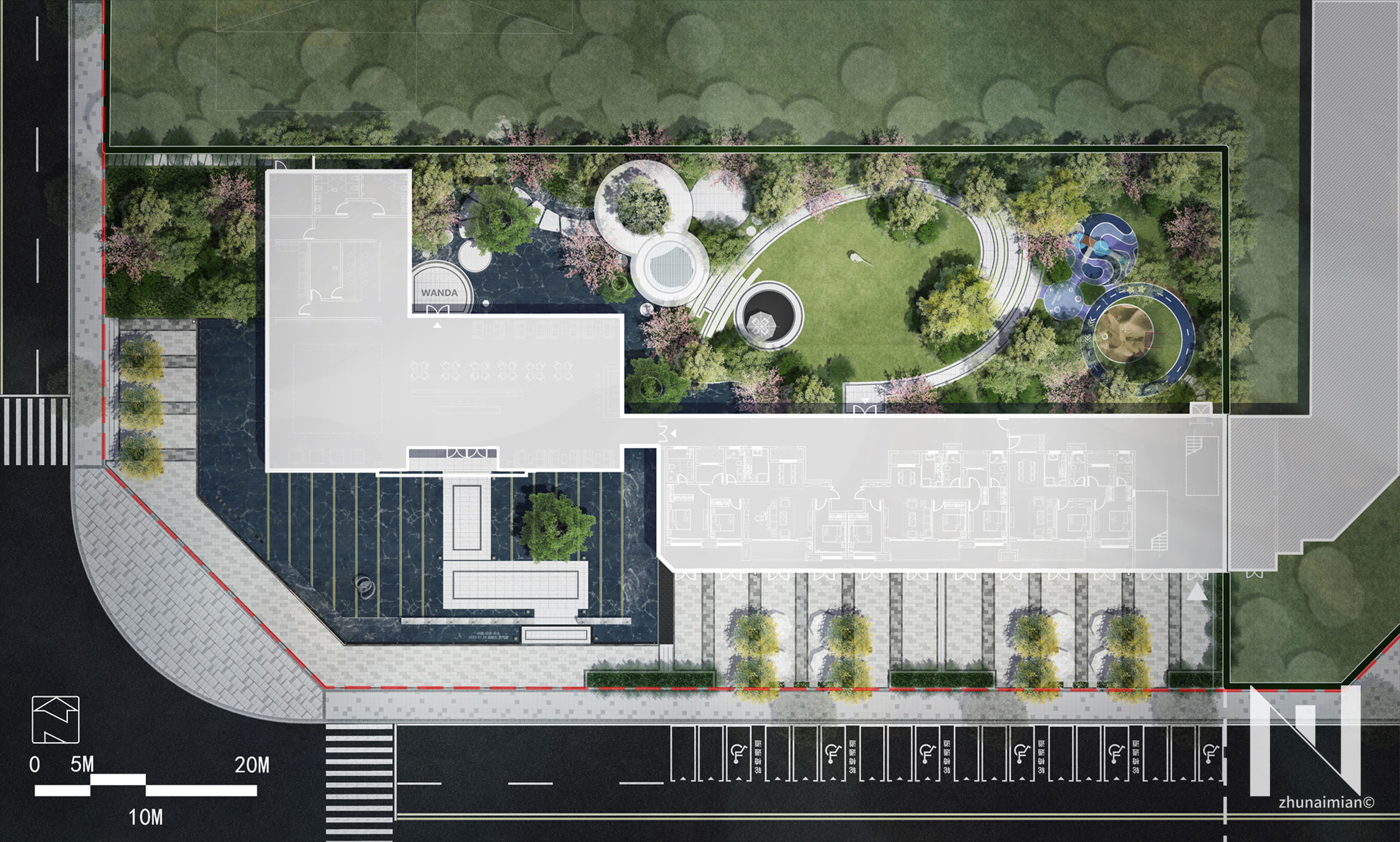 天水万达广场住宅示范区景观丨中国天水-13
