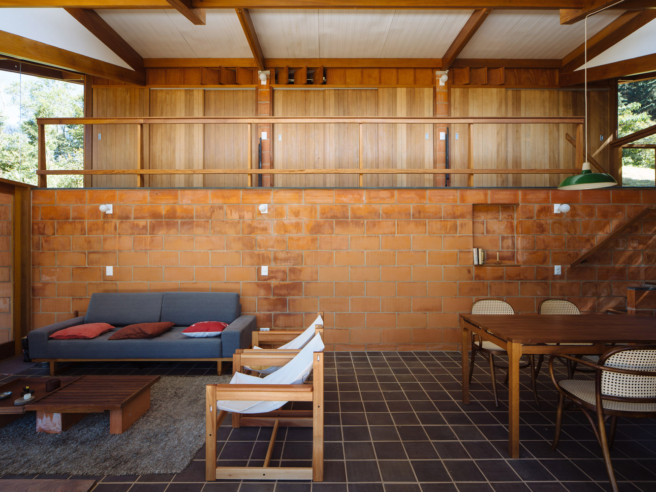 巴西半山坡住宅——自然与设计的完美融合-47