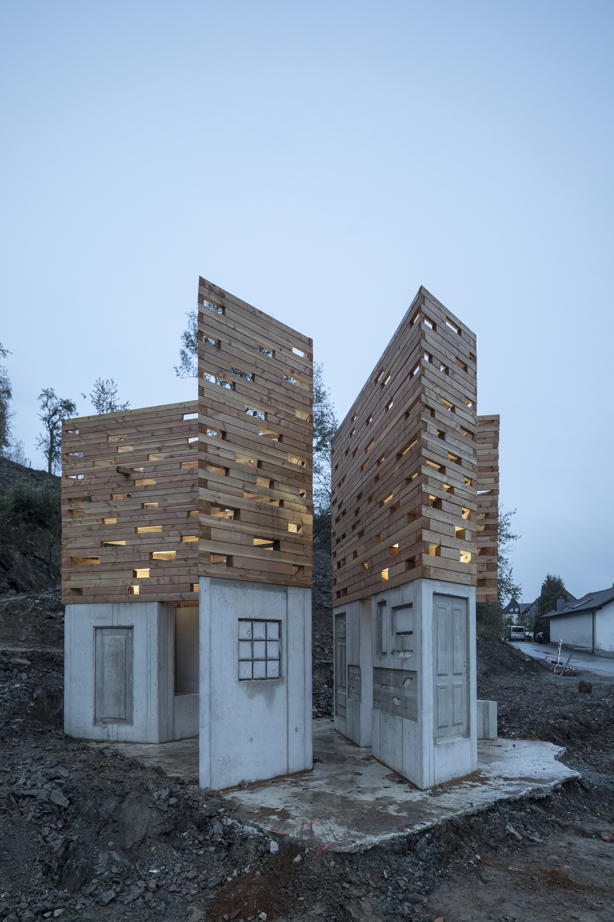 Unterholz 和 Oberholz 装置丨德国丨Christoph Hesse Architects-9