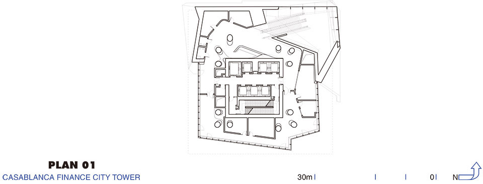 卡萨布兰卡金融城大厦丨摩洛哥卡萨布兰卡丨Morphosis-41