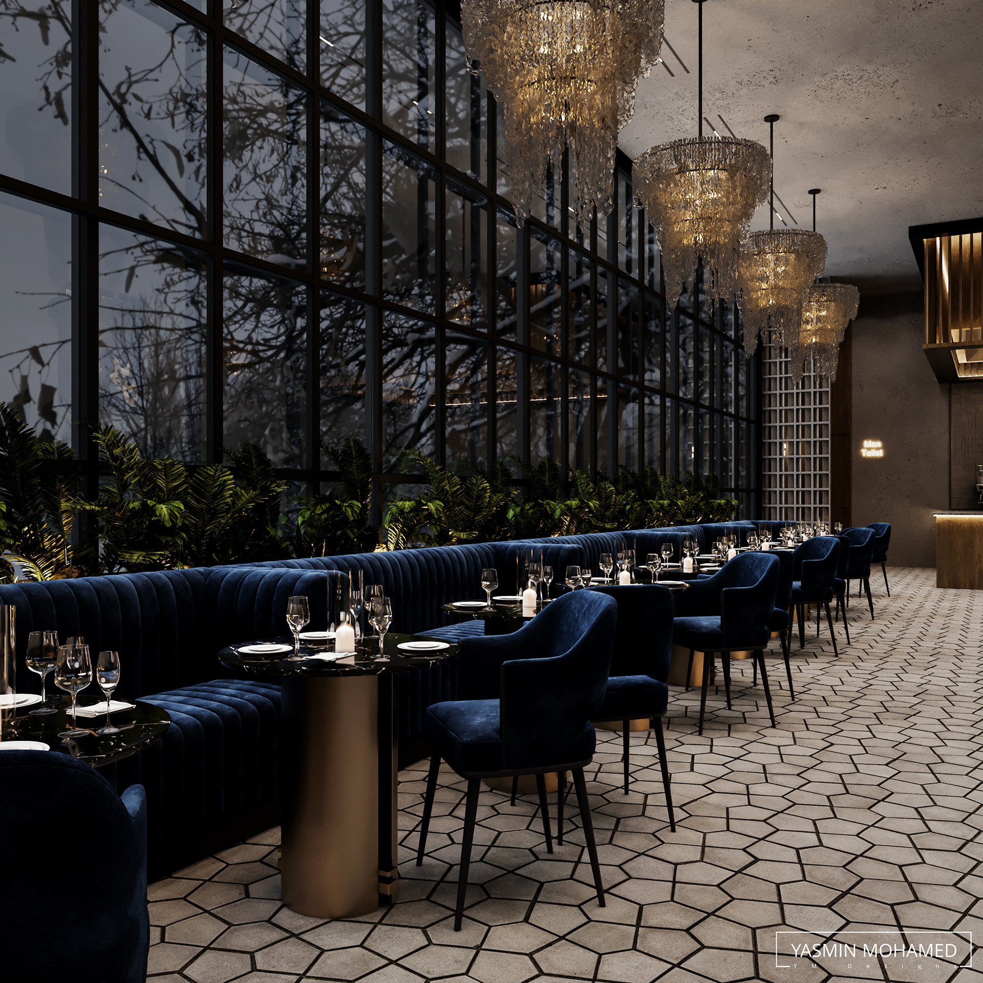 Lu·ury Restaurant Design（豪华餐厅设计）丨yasmin mohamed-6