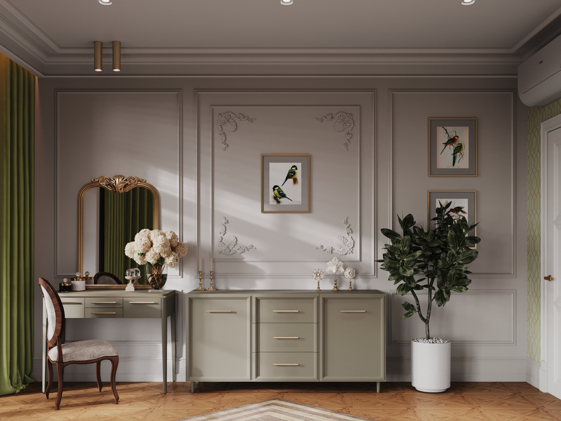 90平米海滨三居室公寓设计项目丨俄罗斯加里宁格勒丨娜塔莉亚·兹马钦斯卡娅工作室-44