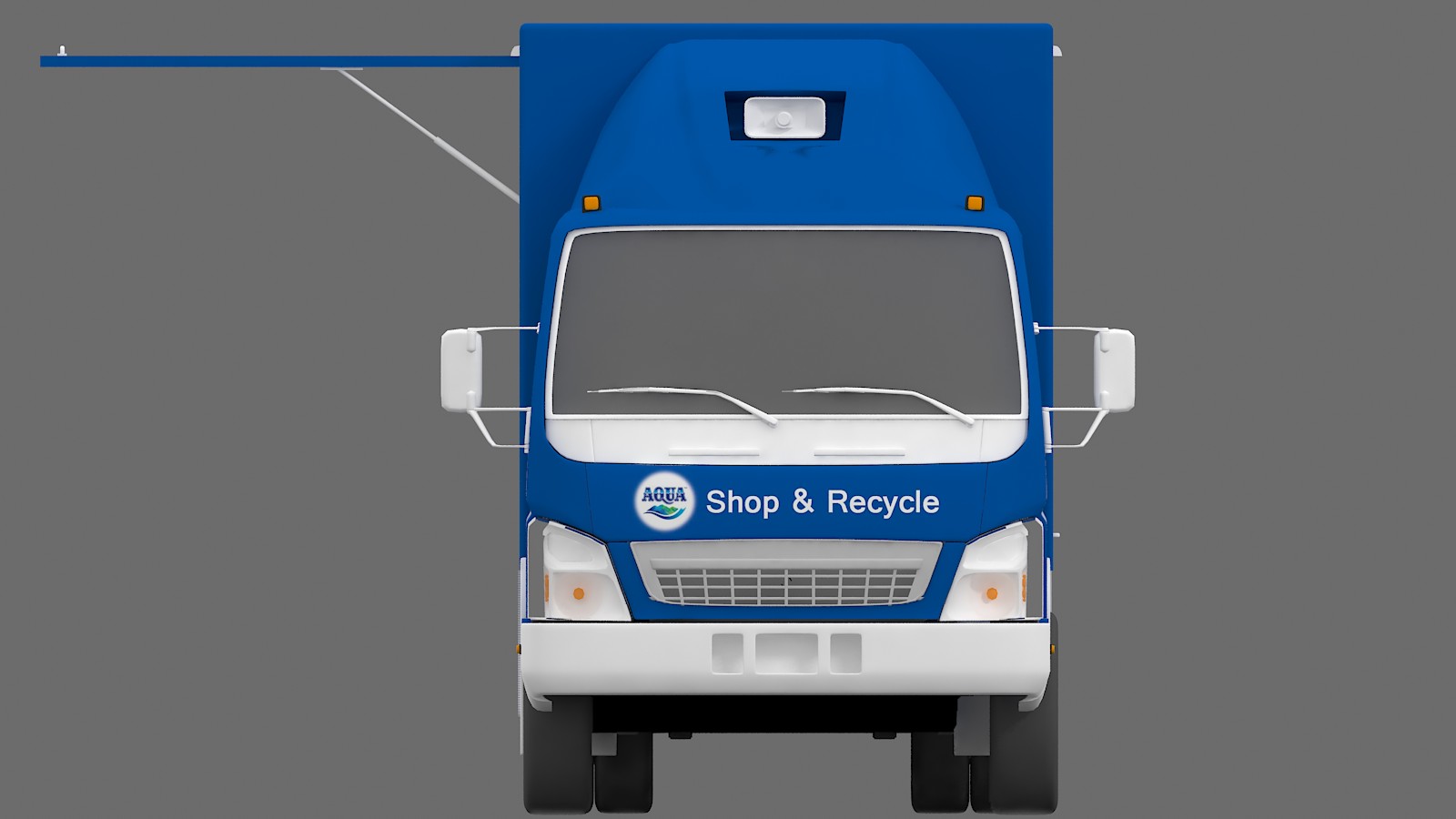 AQUA shop&recycle truck, request by INTERFACE-7