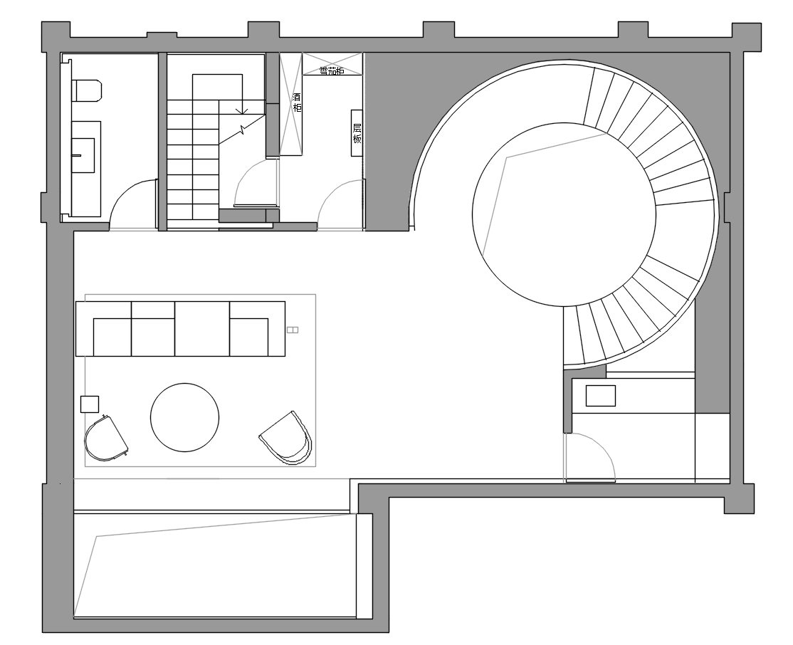 混凝土的诗意丨中国上海丨空间设计是合设计,软装设计珊瑚居艺术空间Corallo Casa-79