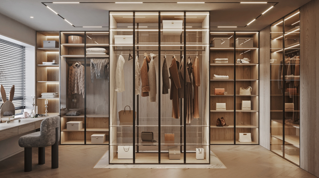 别墅大宅衣帽间空间装修-41
