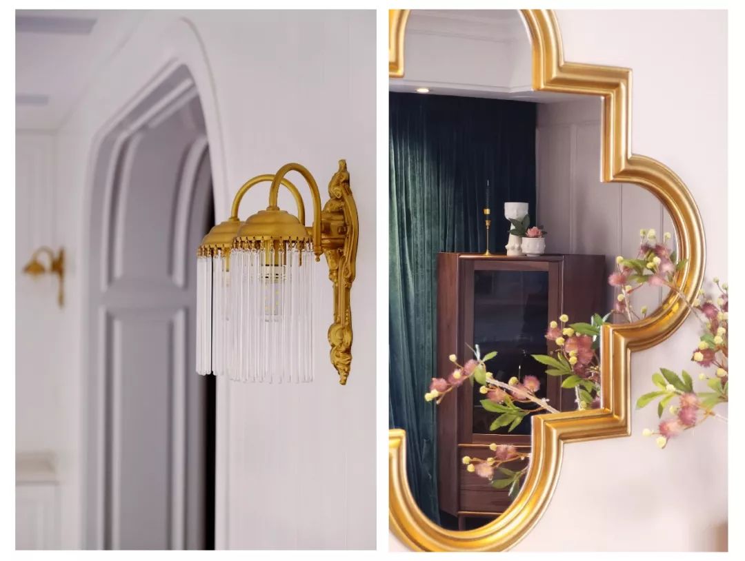 美式轻奢婚房，T 形推拉门点亮空间互动-73