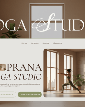 Yoga Studio Web Design