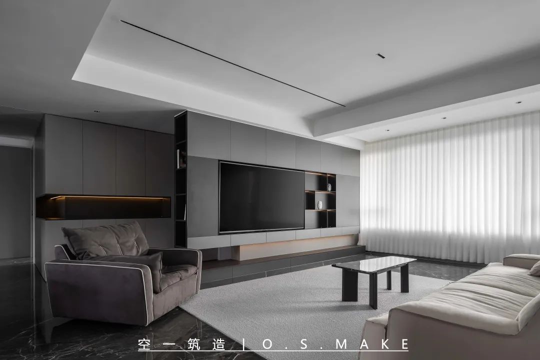 现代极简之家丨中国重庆丨空一筑造-39