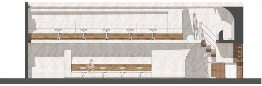铁手咖啡大悦城店 · 窄长空间变身的社区咖啡馆丨力场(北京)建筑设计 Linkchance Architects-23