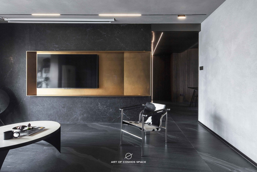 暗黑系住宅-低空飞行 | 宇宙空间设计-5