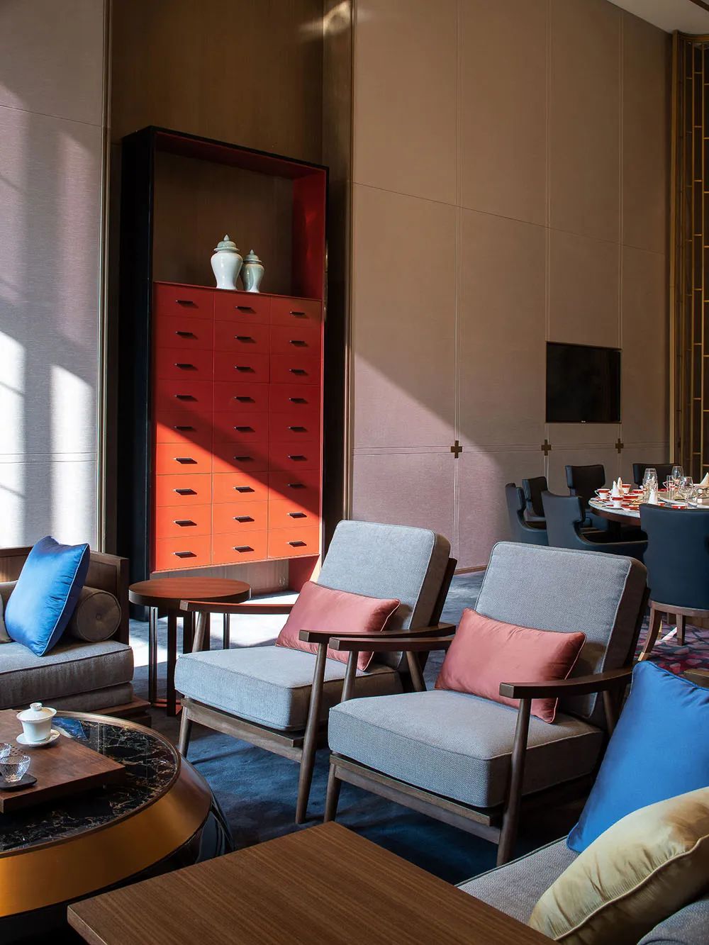 郑州银基冰雪酒店雪龙轩中餐厅丨中国郑州丨一夕&洪涛设计-26