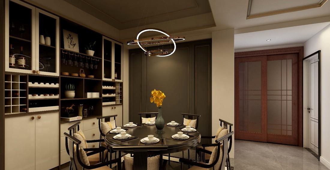 魏彦熙坤伦观筑深色轻奢家居设计-12