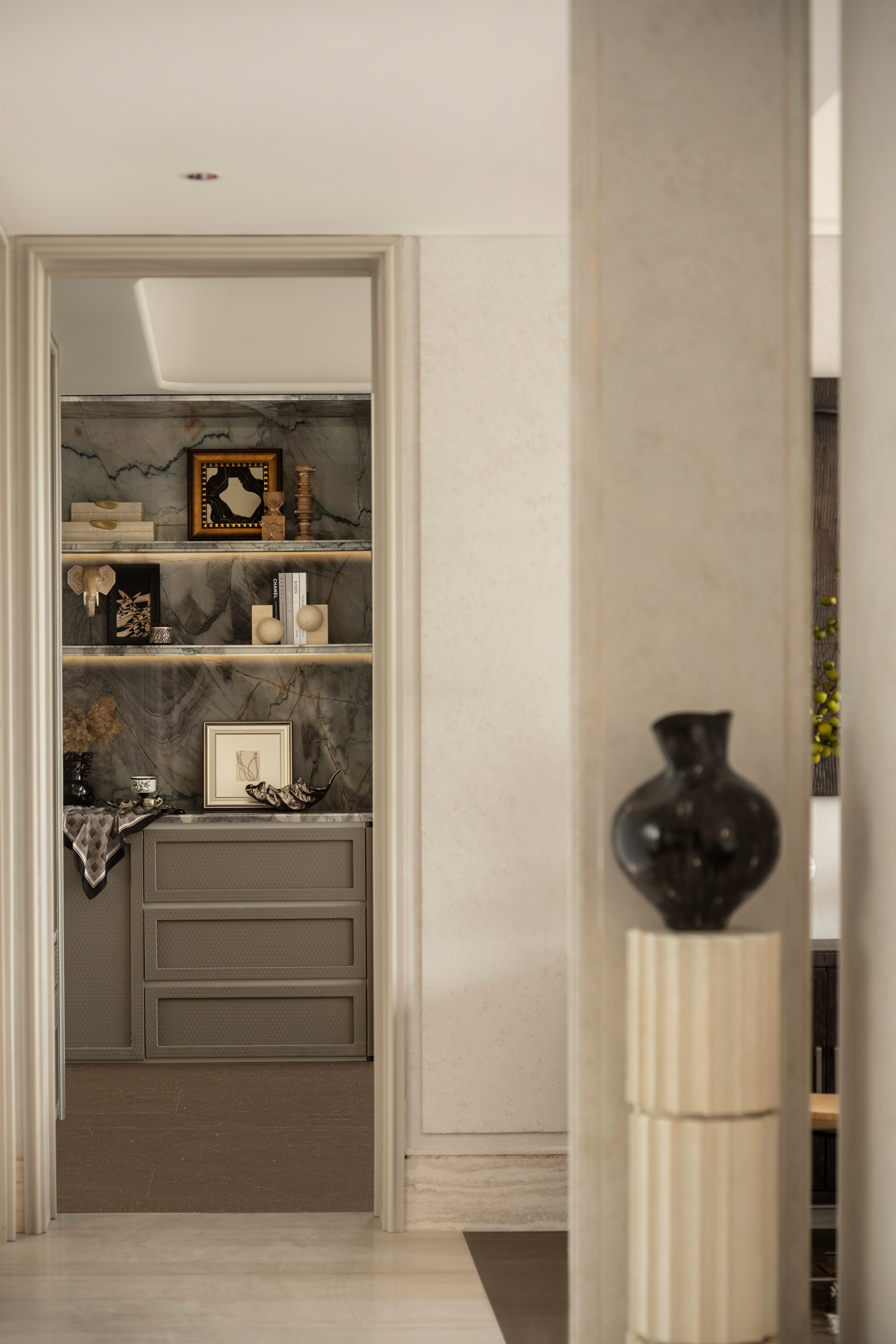 龙湖亚伦央璟颂样板间丨中国广州丨软装TRD尺道设计,硬装杭州优境建筑装饰设计有限公司-29