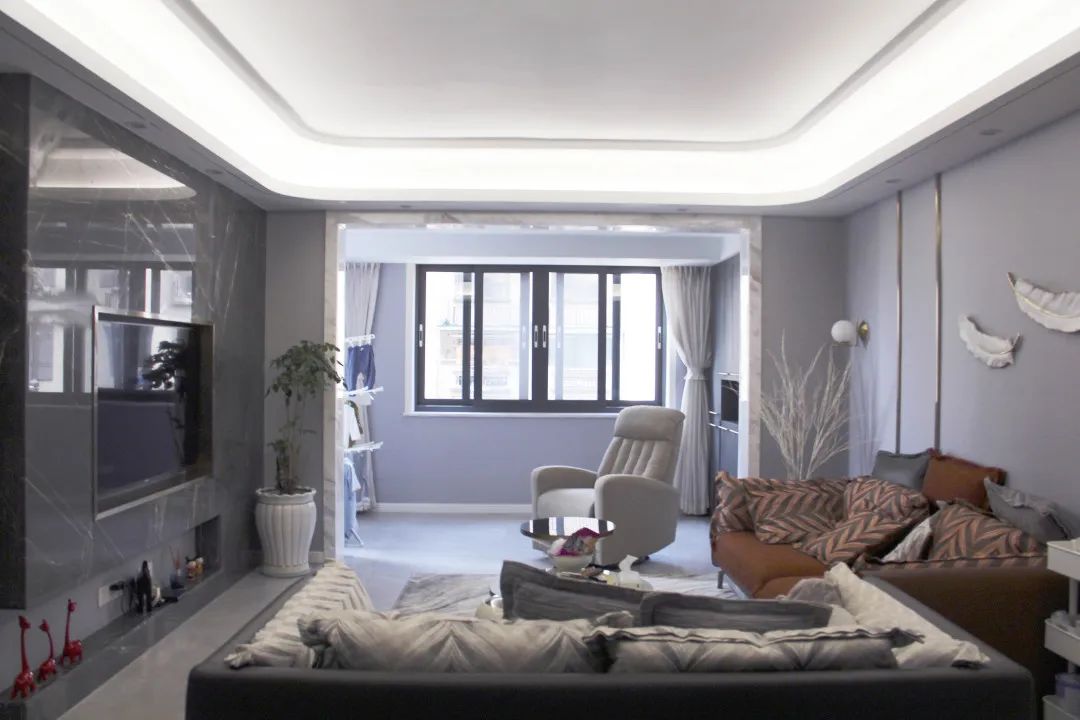 遵义橄榄郡 180㎡现代轻奢风，温馨摩登之家-5