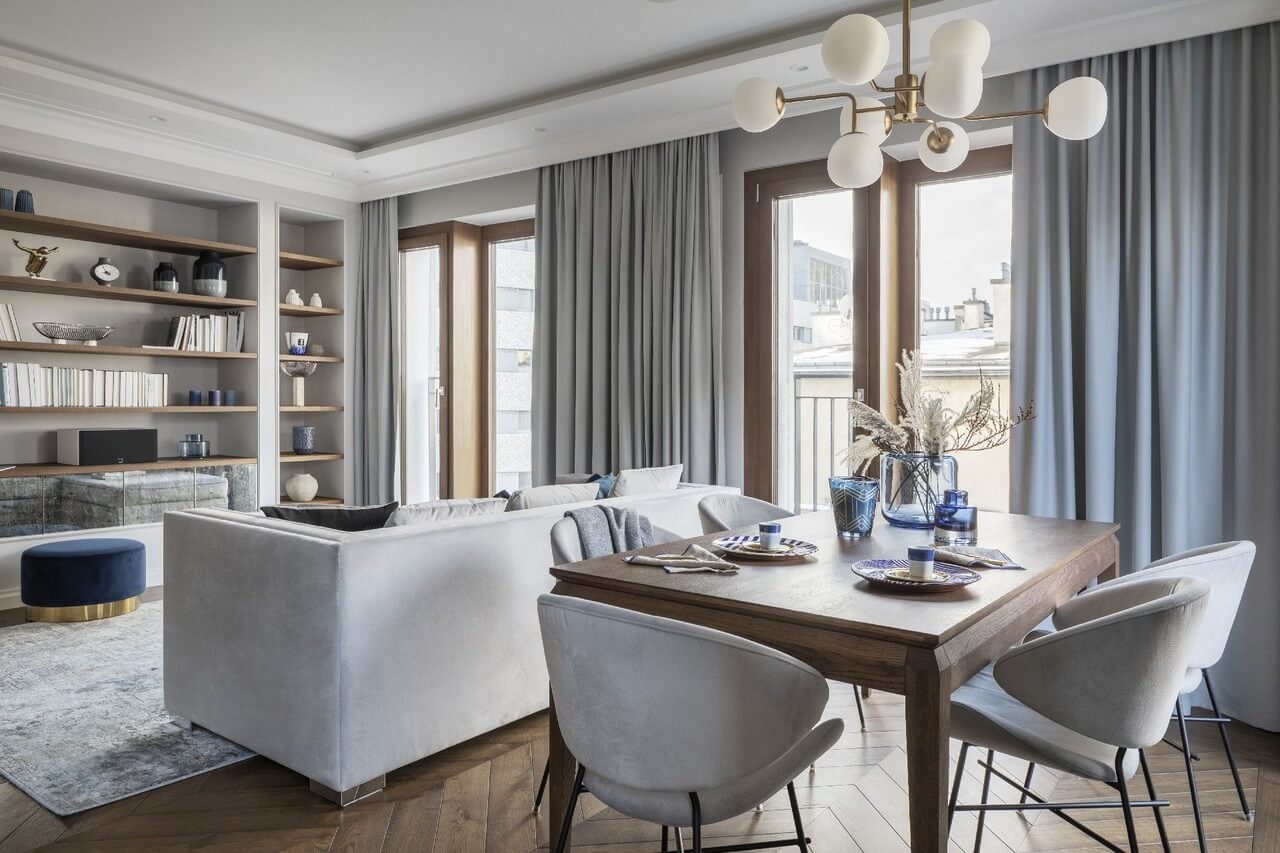 85平华沙公寓室内设计丨波兰华沙丨Kamińska Stańczak Design-5