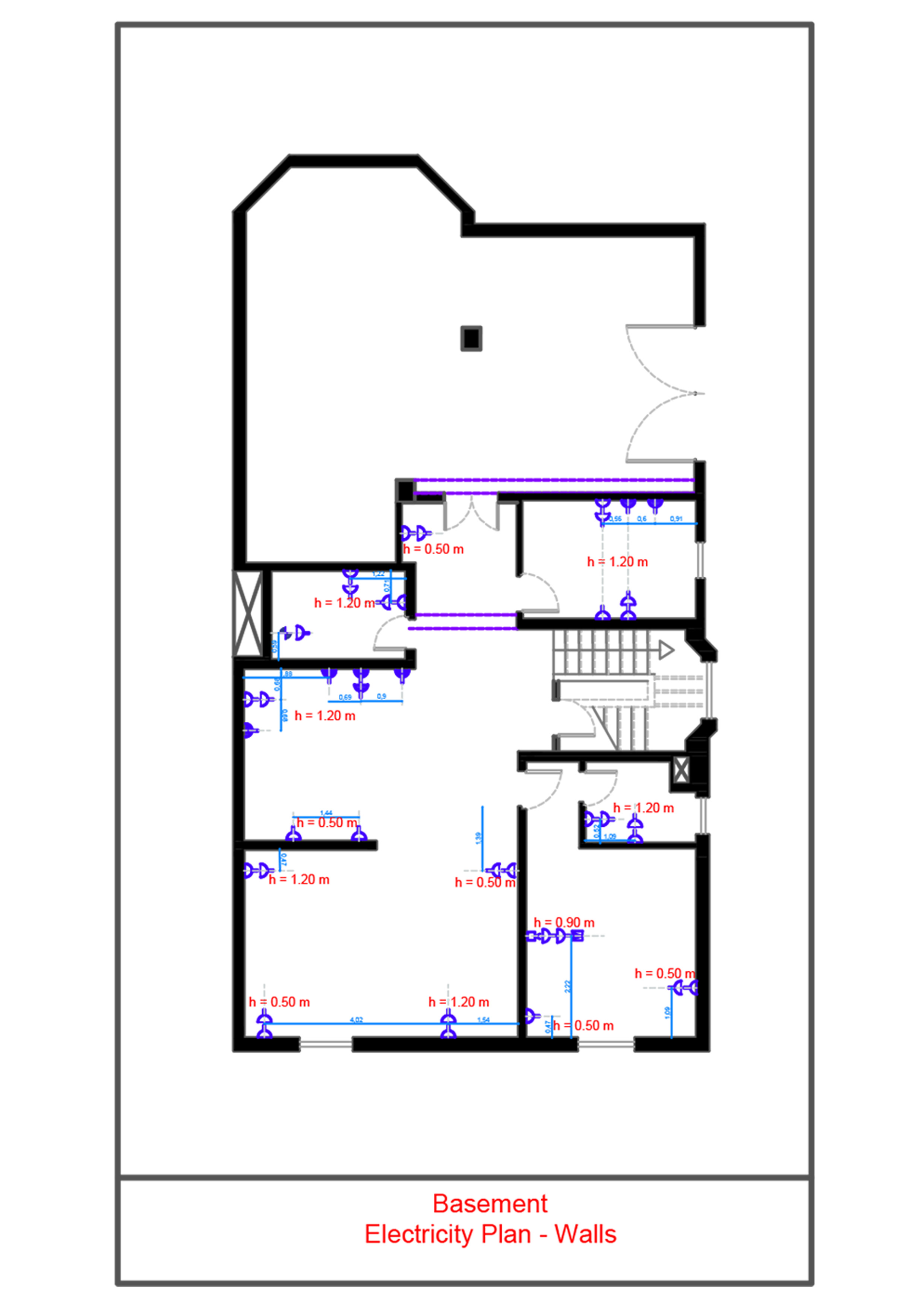 AutoCAD Work - Plans / 3 Storey Villa-20