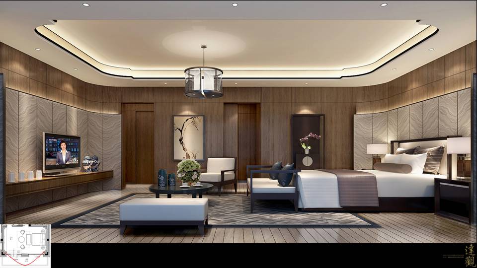 达观 中信青浦朱家角別墅样板房设计方案施工图纸-9