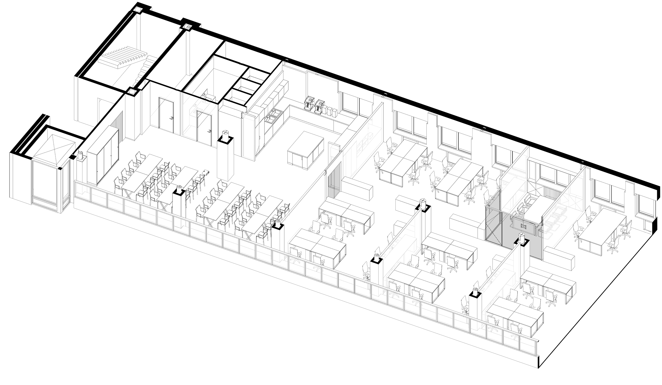 Cosmopolite 办公空间设计丨乌克兰基辅-34