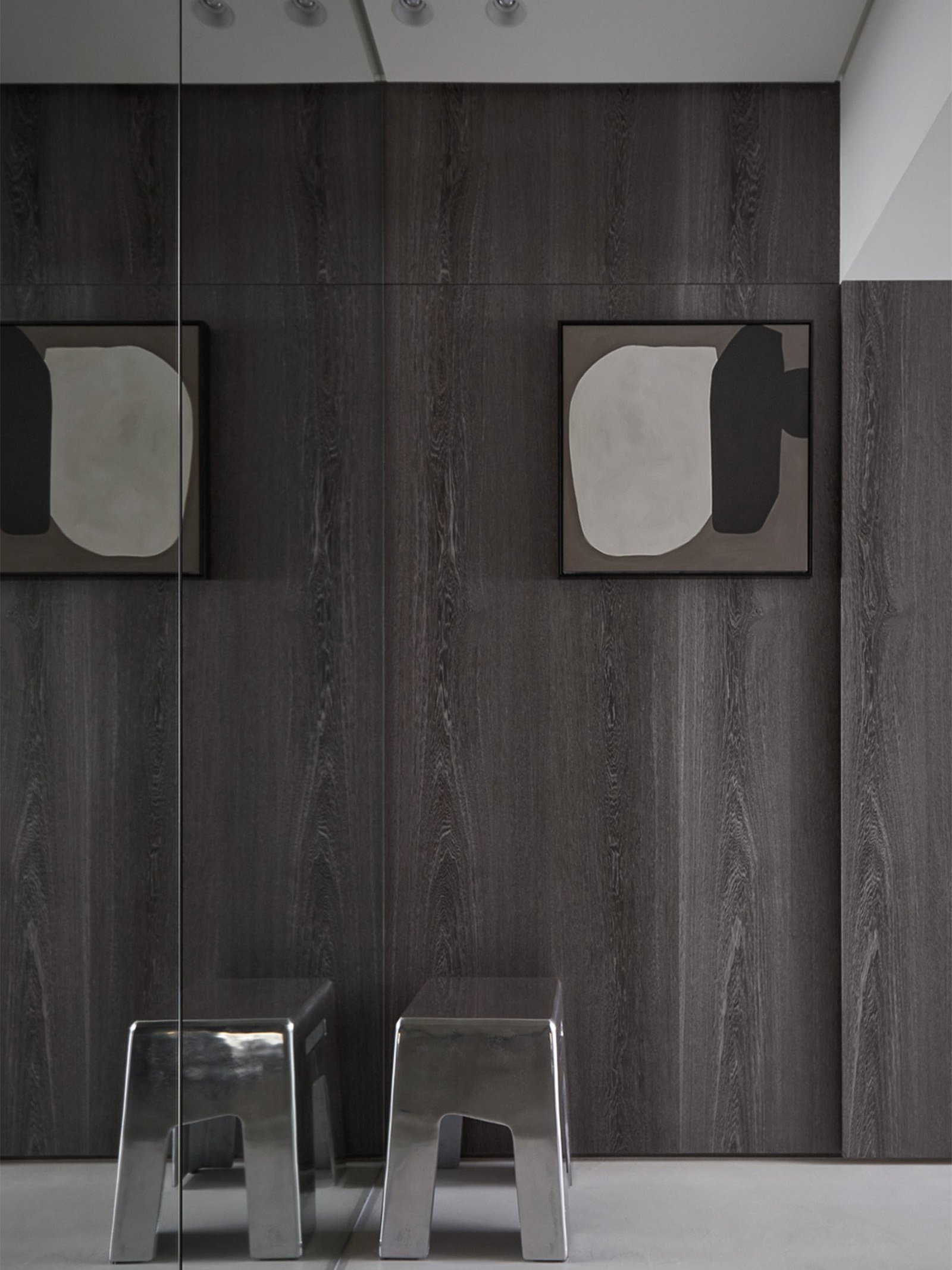 198㎡黑白经典极简的家-5