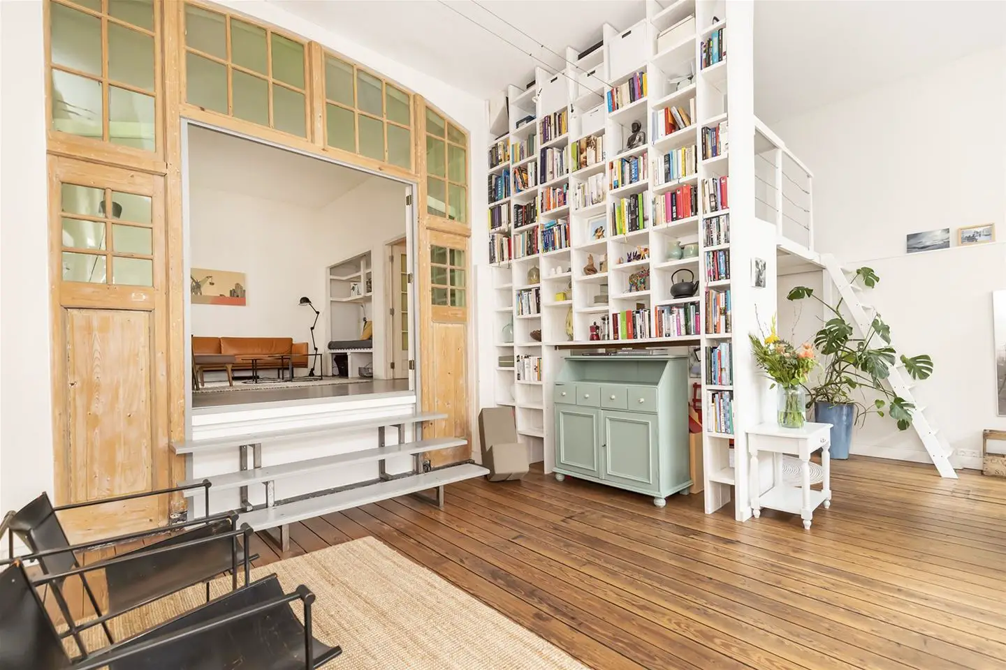 荷兰阿姆斯特丹砖石老楼复式阁楼设计-14