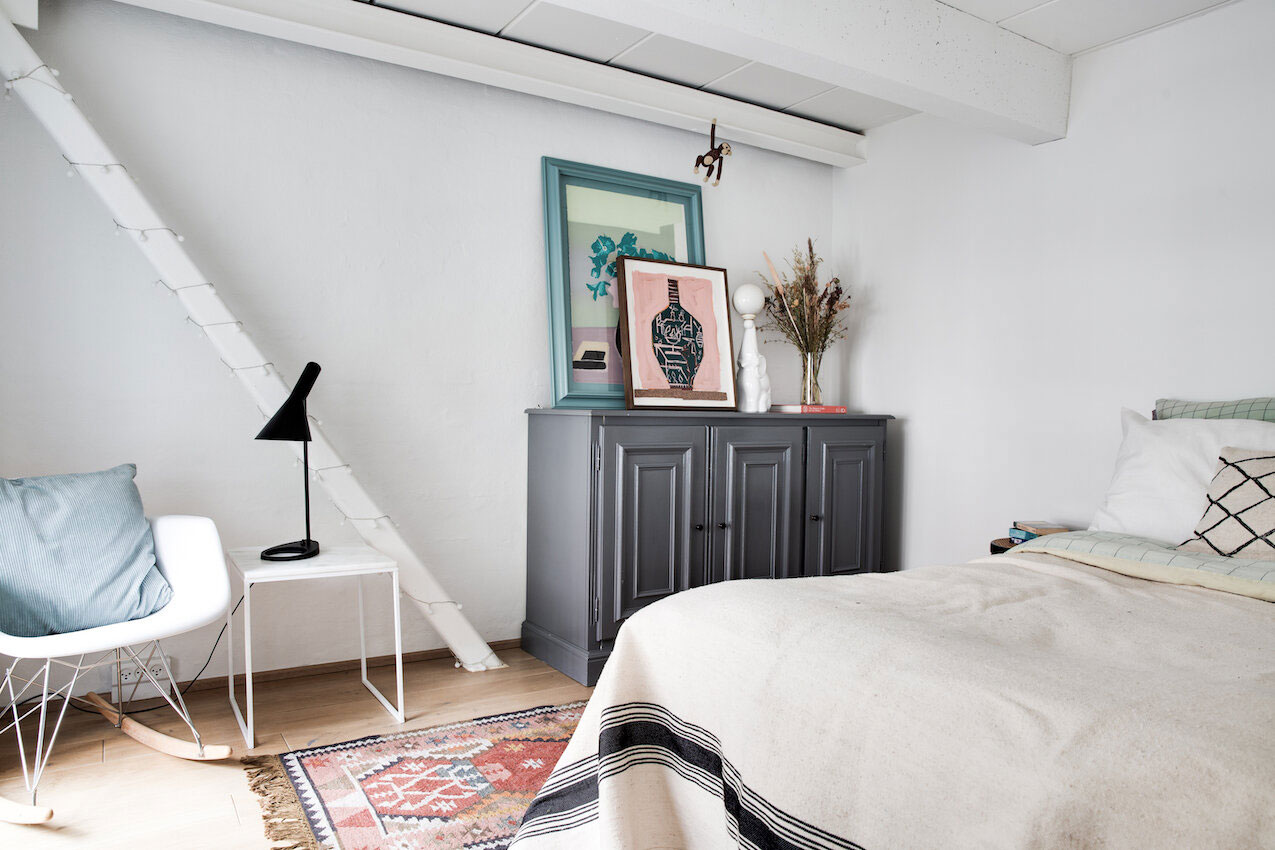 哥本哈根岛工厂公寓 | 超高天花板与双层阁楼的独特设计-26