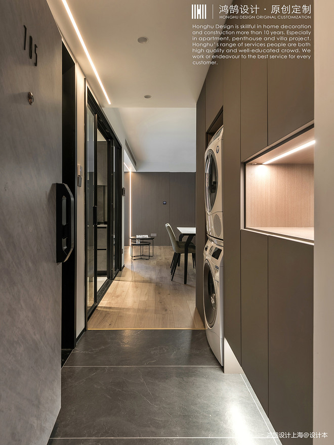 30万元二居80平米装修案例_效果图 - 巧妙合理运用柔和光线打造温馨婚房 - 设计本-17