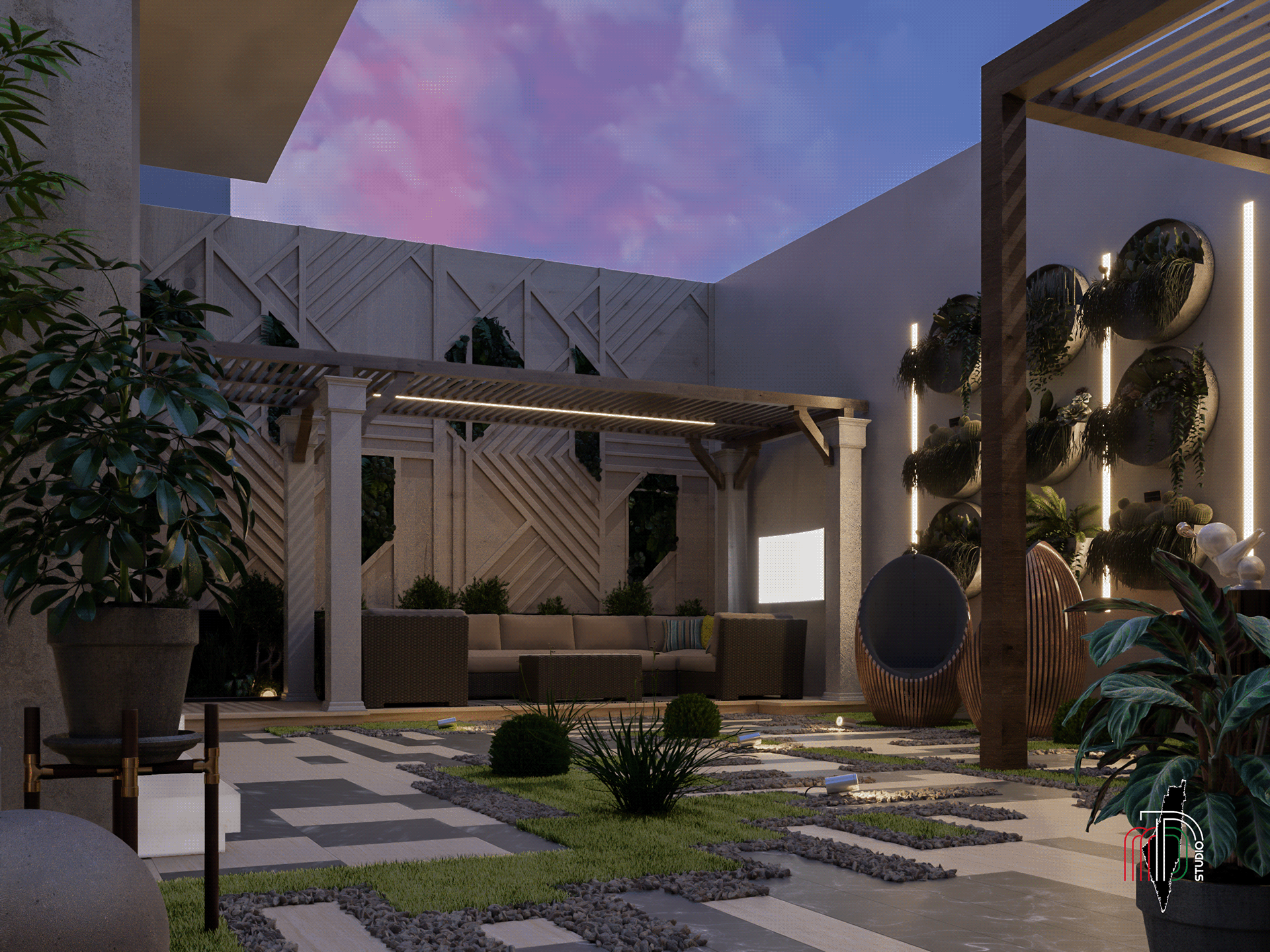 B3 景观设计 · 现代景观设计丨埃及丨MUHAMMAD TALAAT DESIGN STUDIO-41