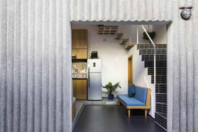 18㎡西贡住宅天窗引入光线设计项目丨越南胡志明市丨KAISO建筑股份公司-8