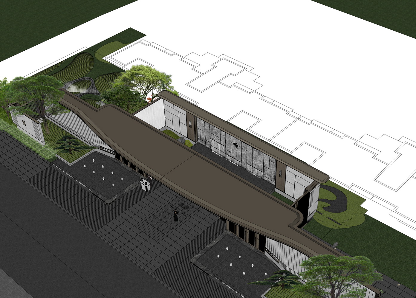 成都龙湖示范区景观SU模型-10