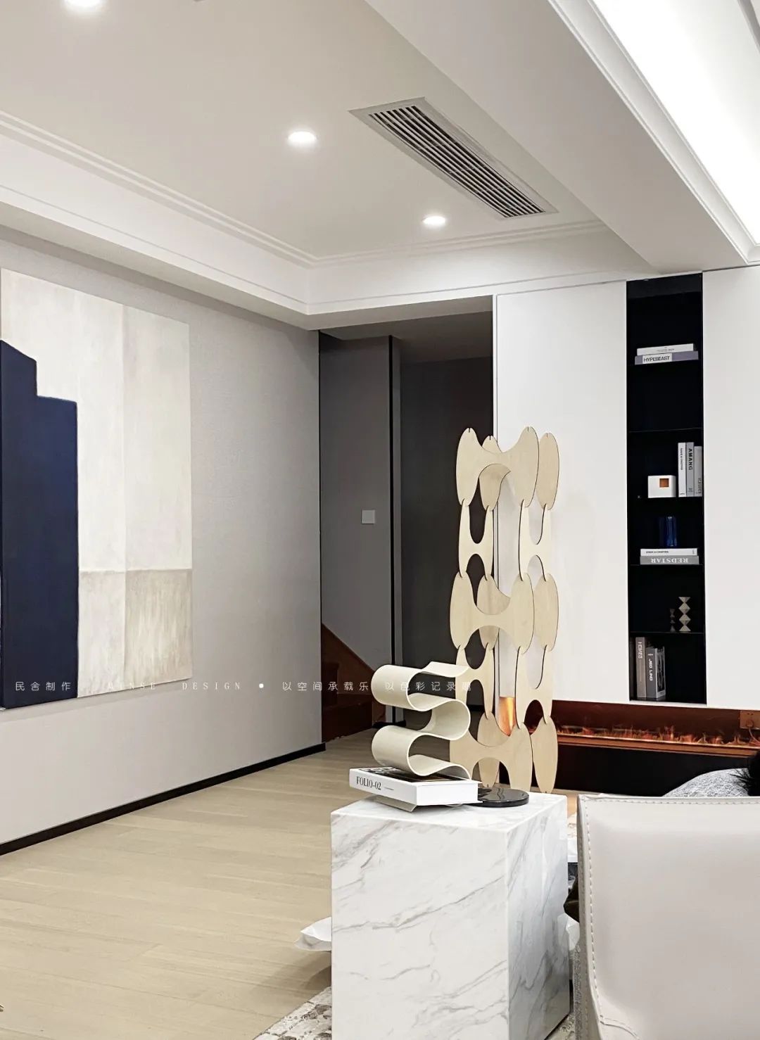 福州金辉溪溪里住宅空间 | 简约色彩与质感生活的融合-24