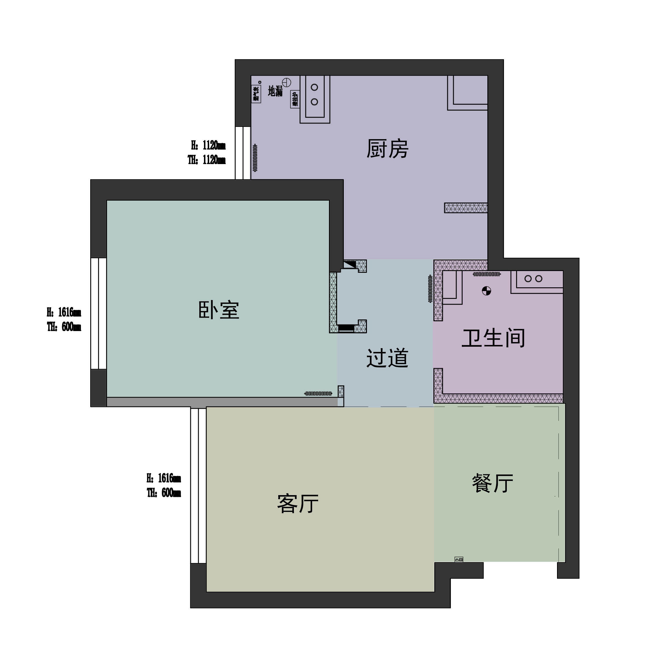 二人居设计丨中国北京丨北京三点五维度空间设计-66