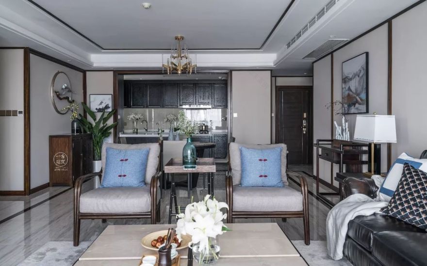 现代中式家居的清爽演绎——轻解罗裳-34