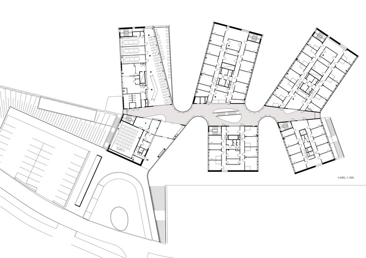 芬兰坦佩雷 Tipotie 健康中心——雕塑般的医疗空间设计-13