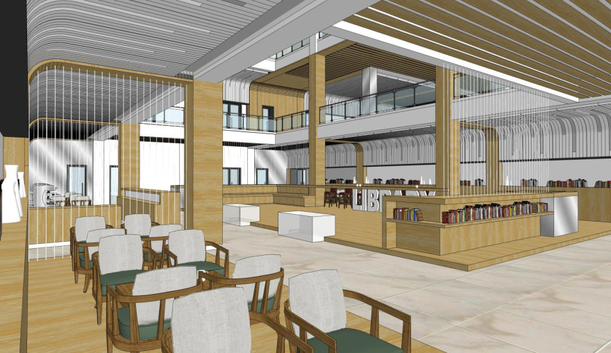 西安思源学院图书馆开放空间概念设计丨中国西安丨Giacomo Liviabella-21