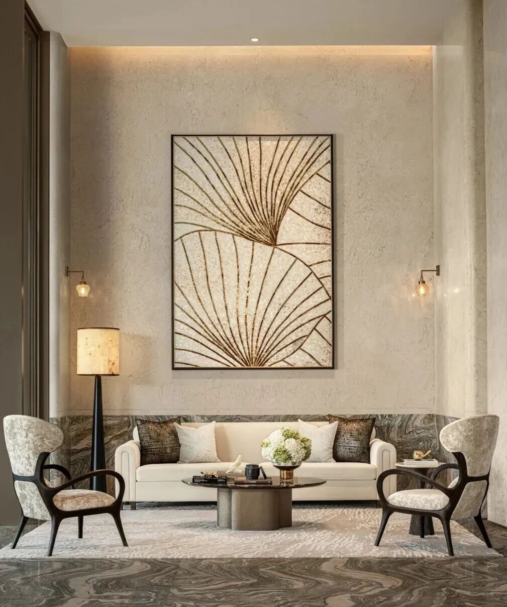 华润置地·旗峰润府·澐璟丨硬装矩阵纵横,软装矩阵鸣翠-9