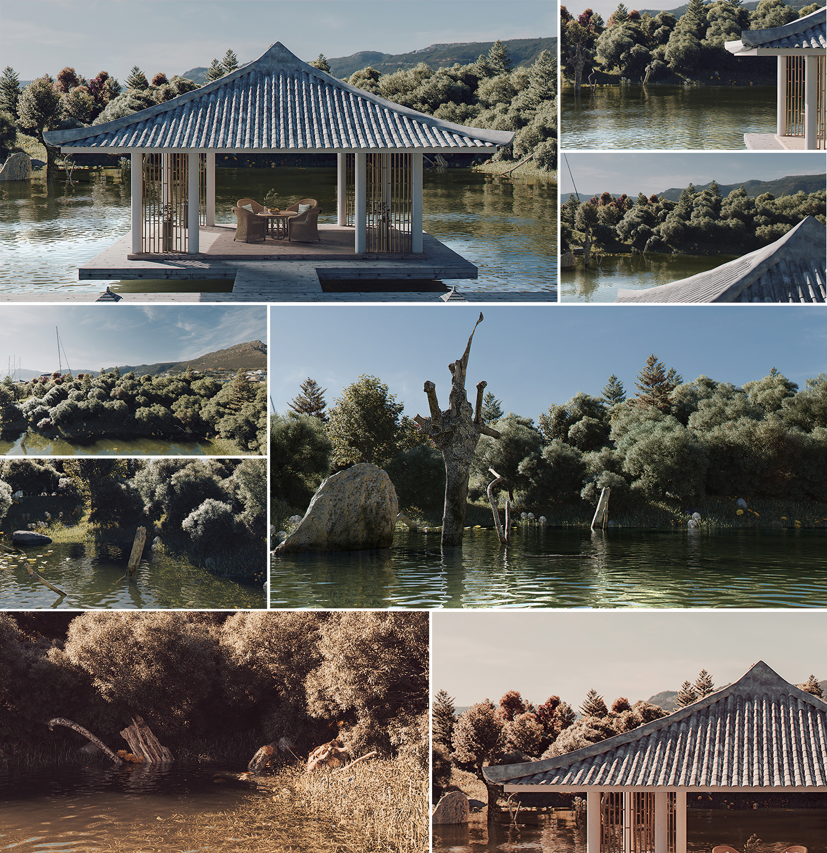 梦幻江山美人 | 3DMAX2020 打造绝美室内设计-1