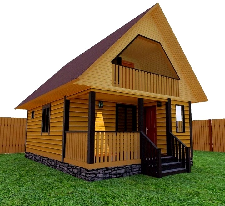 带阁楼的桑拿房项目-27