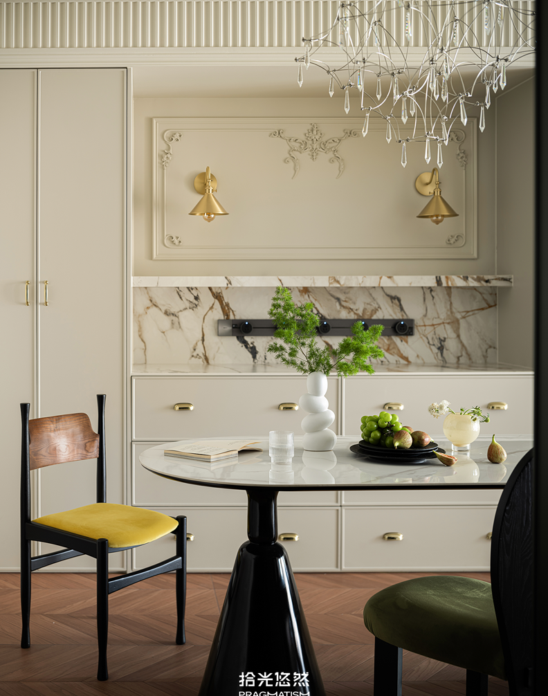 复古轻法式风格房屋设计-8