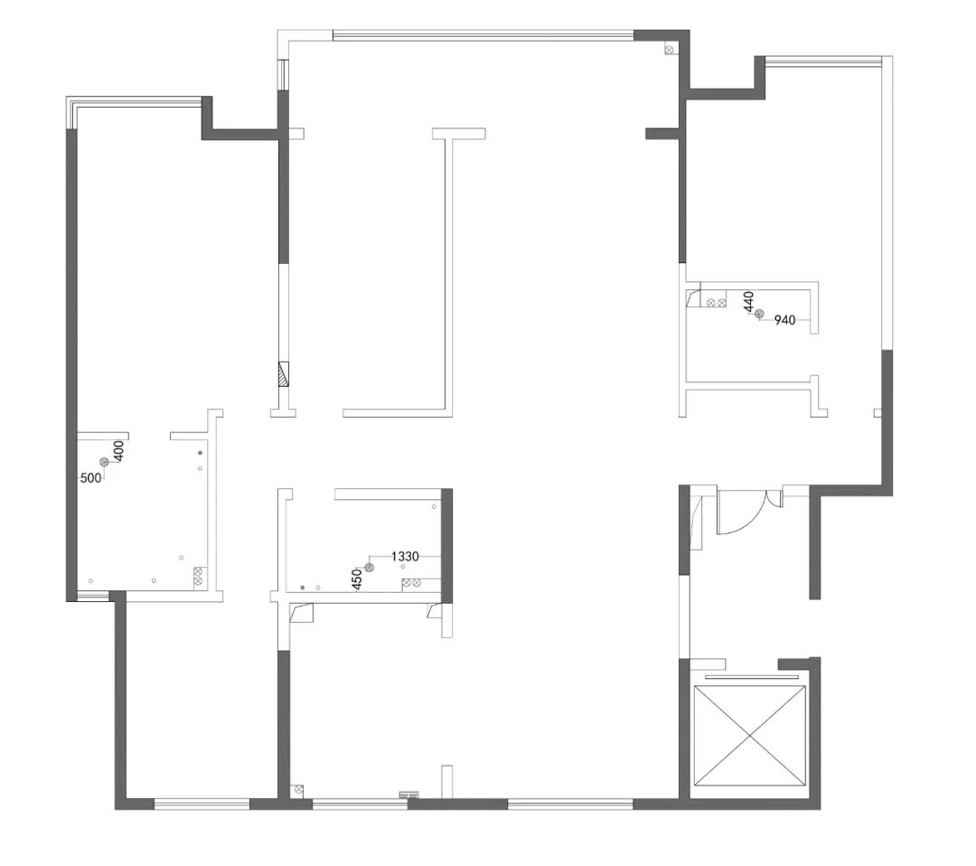 铜川荣耀壹品 · 撞色美式大平层设计丨中国铜川丨力创设计工作室-9