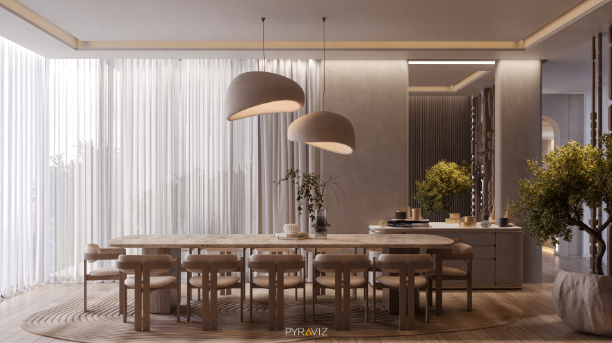 费萨尔别墅侘寂丨阿联酋阿布扎比丨PYRAVIZ-2