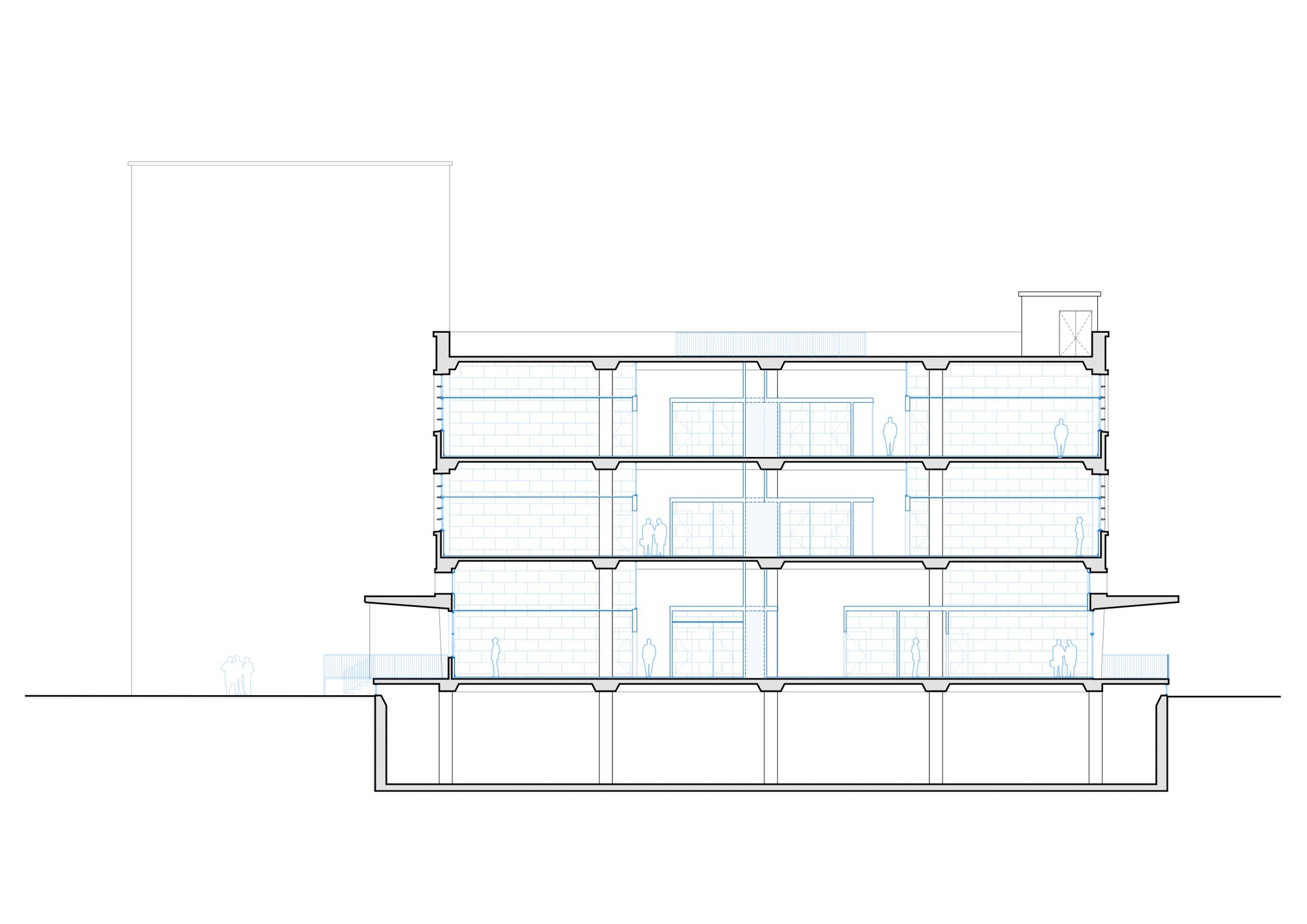 拉布朗热里紧急避难所丨法国巴黎-34