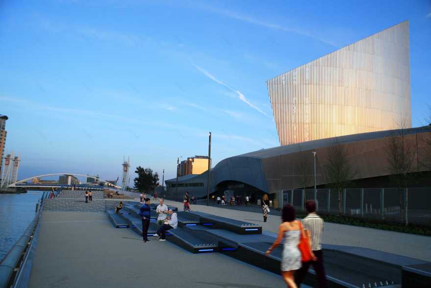 特拉福德滨水步道丨英国曼彻斯特丨Studio Fink-13