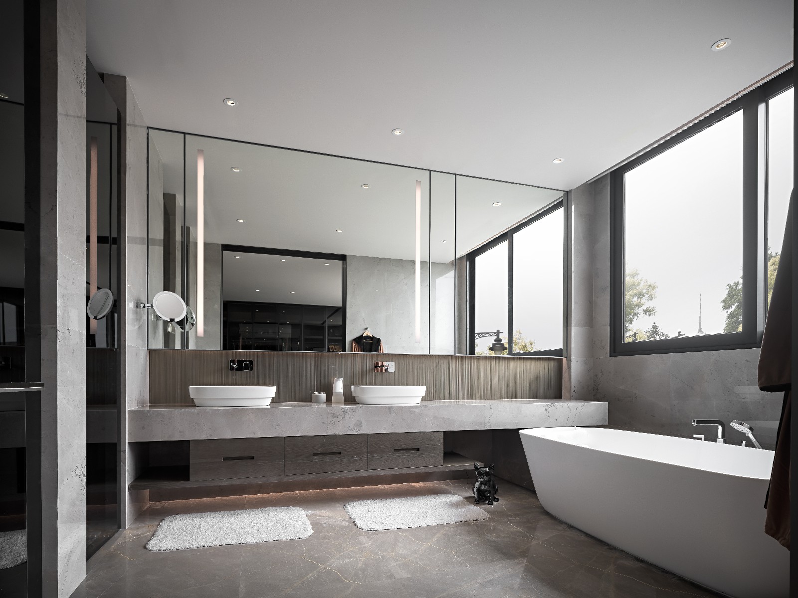 极简奢侈，融入生活的艺术——后海 6 层别墅设计-191