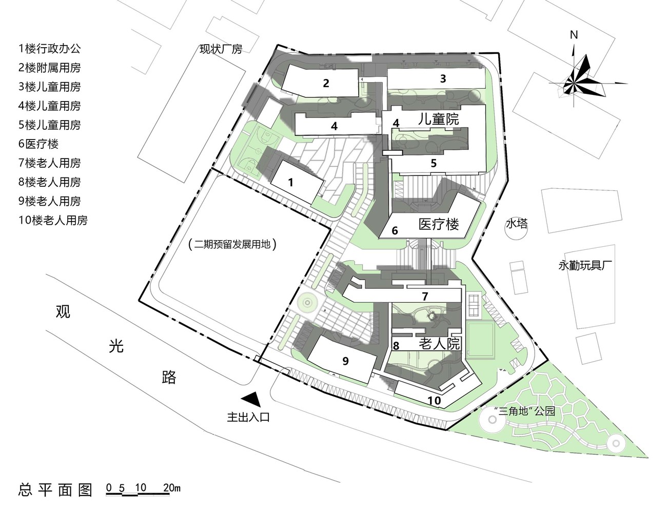 深圳市社会福利中心丨中国深圳丨深圳大学建筑设计研究院“钟中+钟波涛”工作室-56
